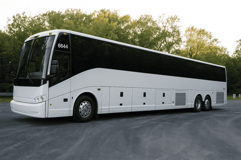 exterior of Fall River Coach Bus Service coach bus