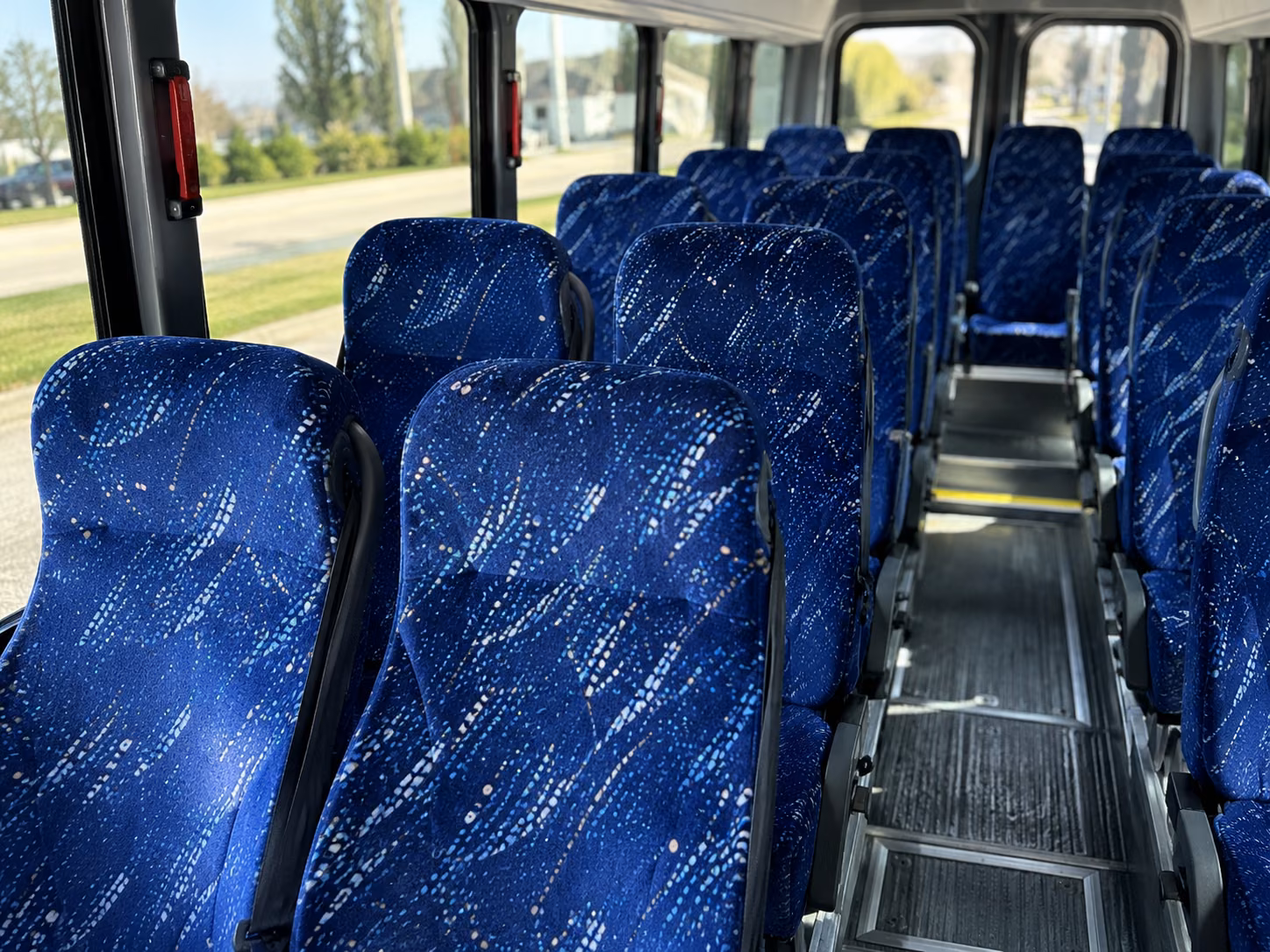 fall river 15 passenger minibus inside