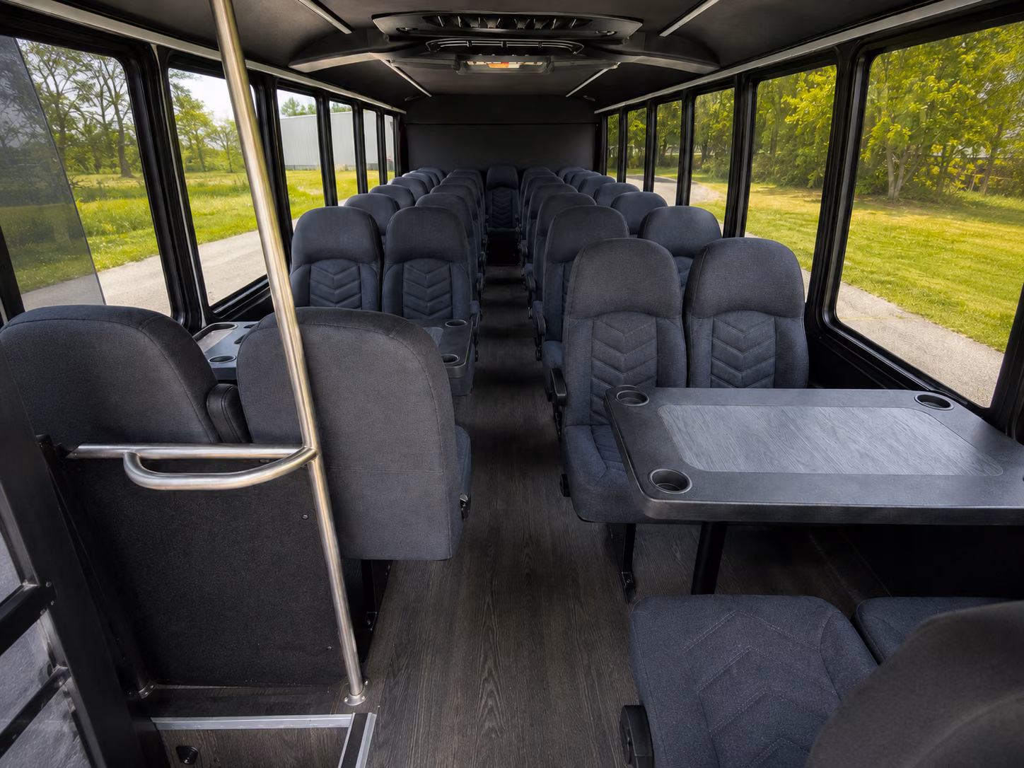 fall river 15 passenger minibus interior