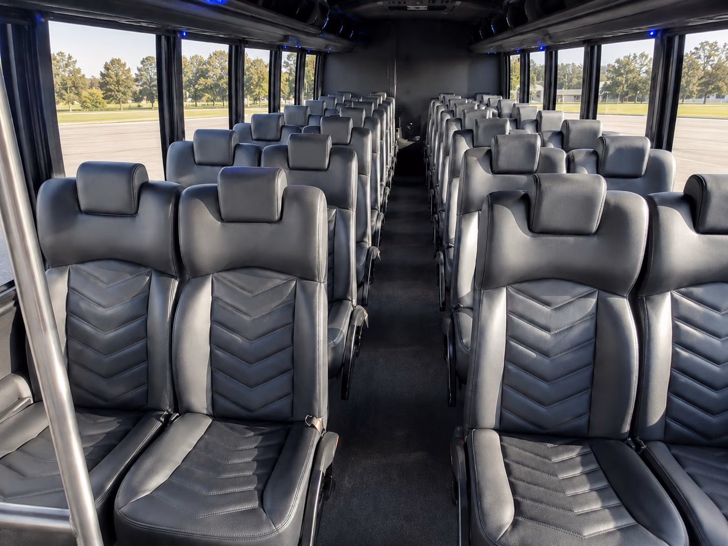 fall river 20 passenger minibus inside