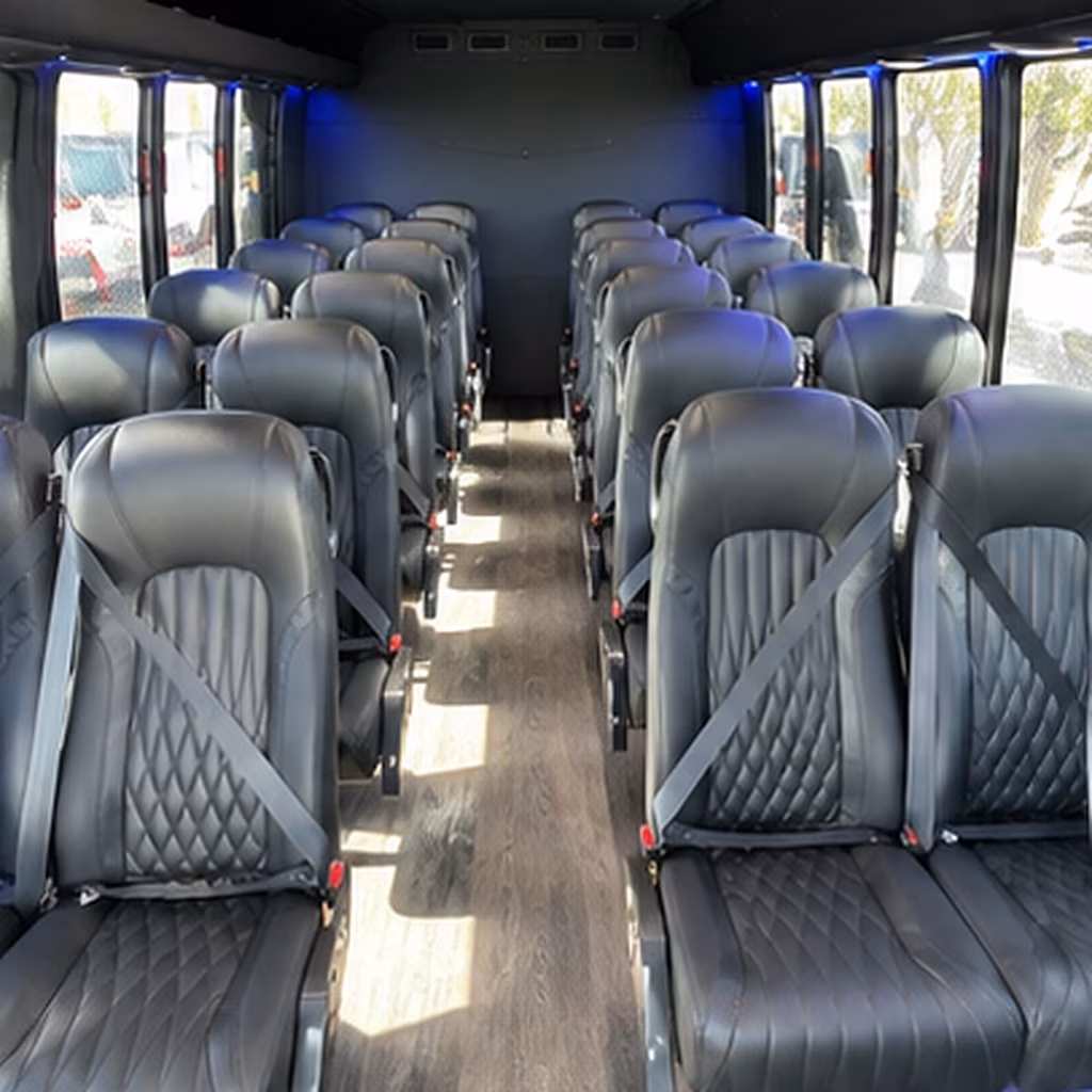 fall river 25 passenger minibus inside