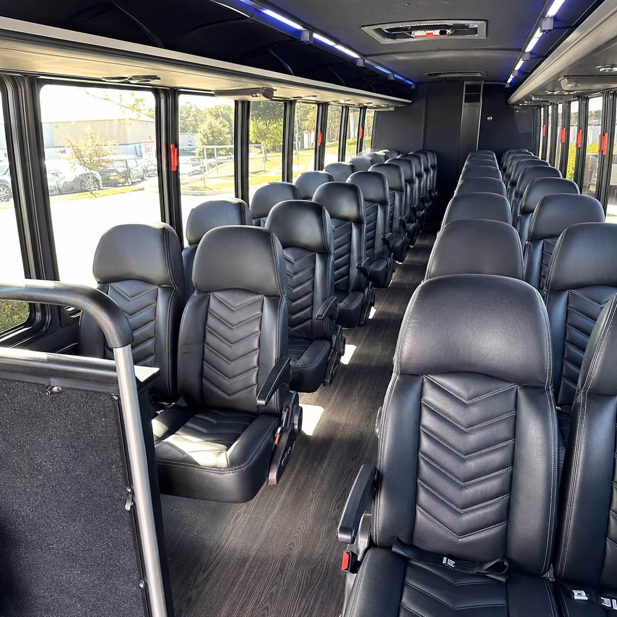 fall river 28 passenger minibus inside