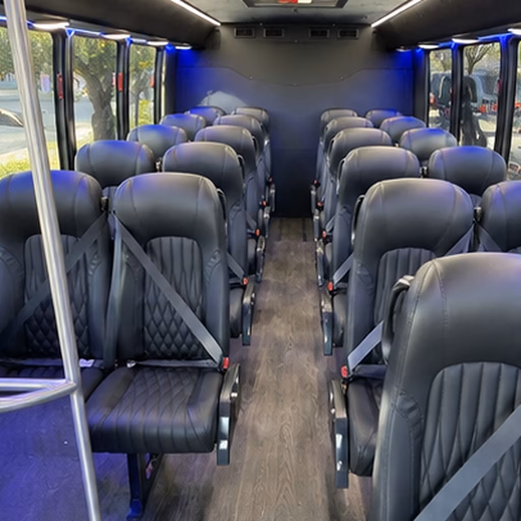 fall river 30 passenger minibus inside