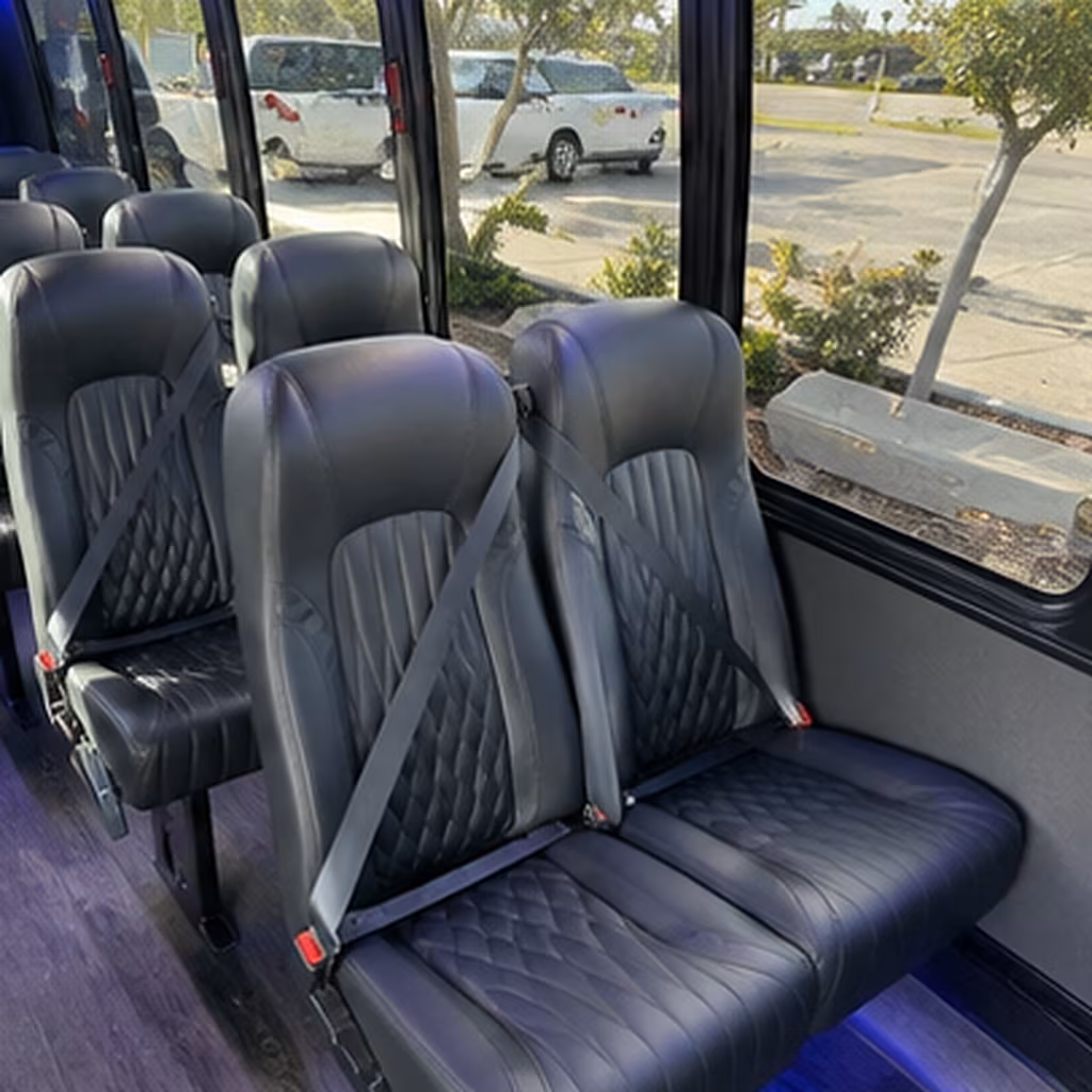 fall river 30 passenger minibus interior