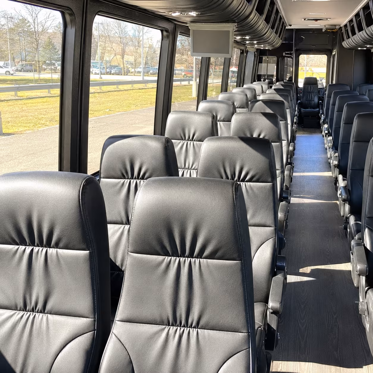 fall river 35 passenger minibus inside