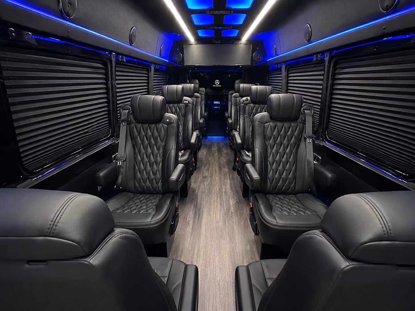 fall river sprinter van with driver interior