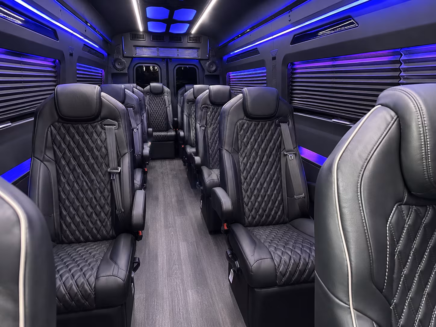 sprinter vans and minibuses for executive group travel in fall river